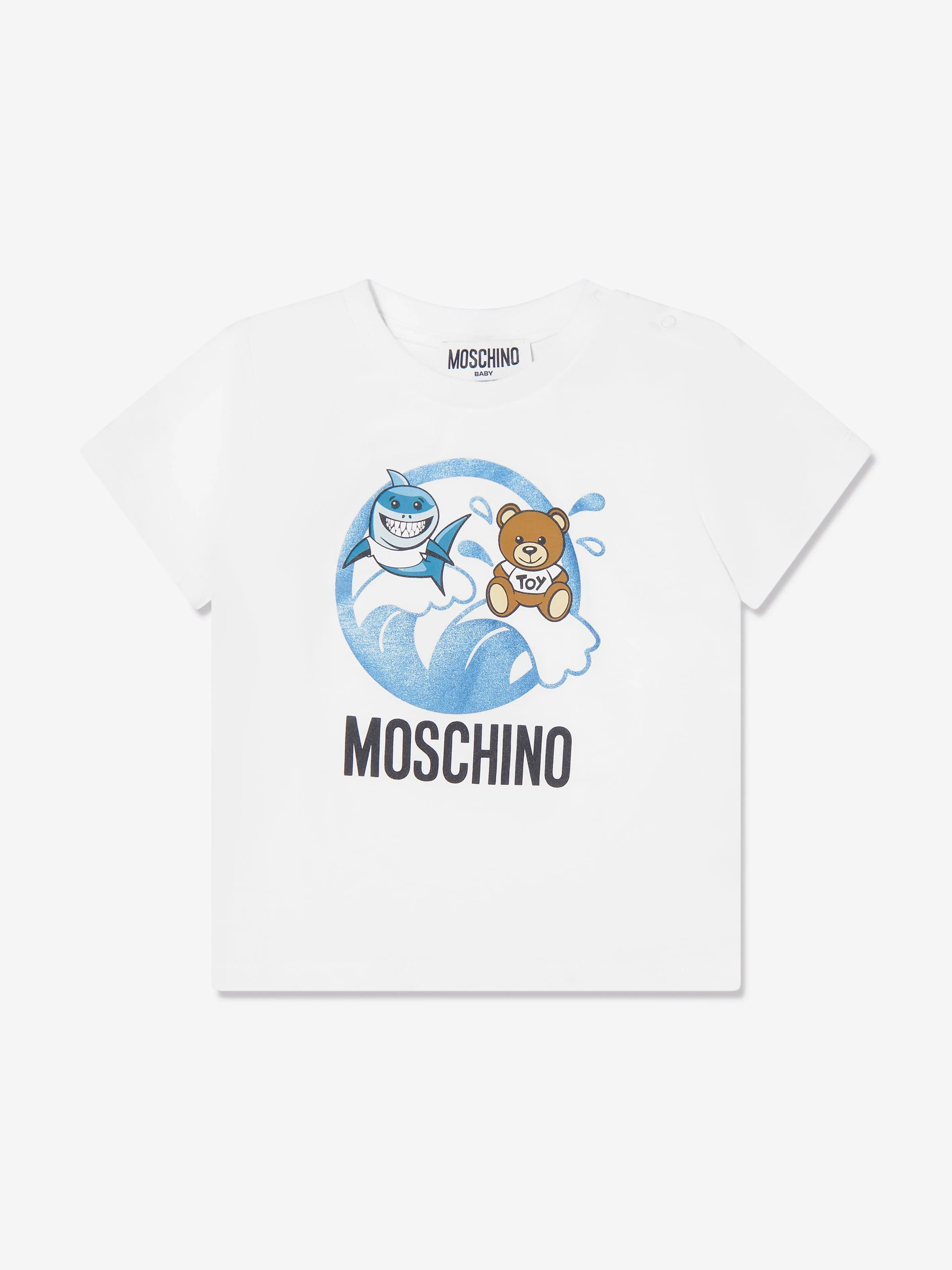 Moschino Baby T-Shirt And Shorts Set in White