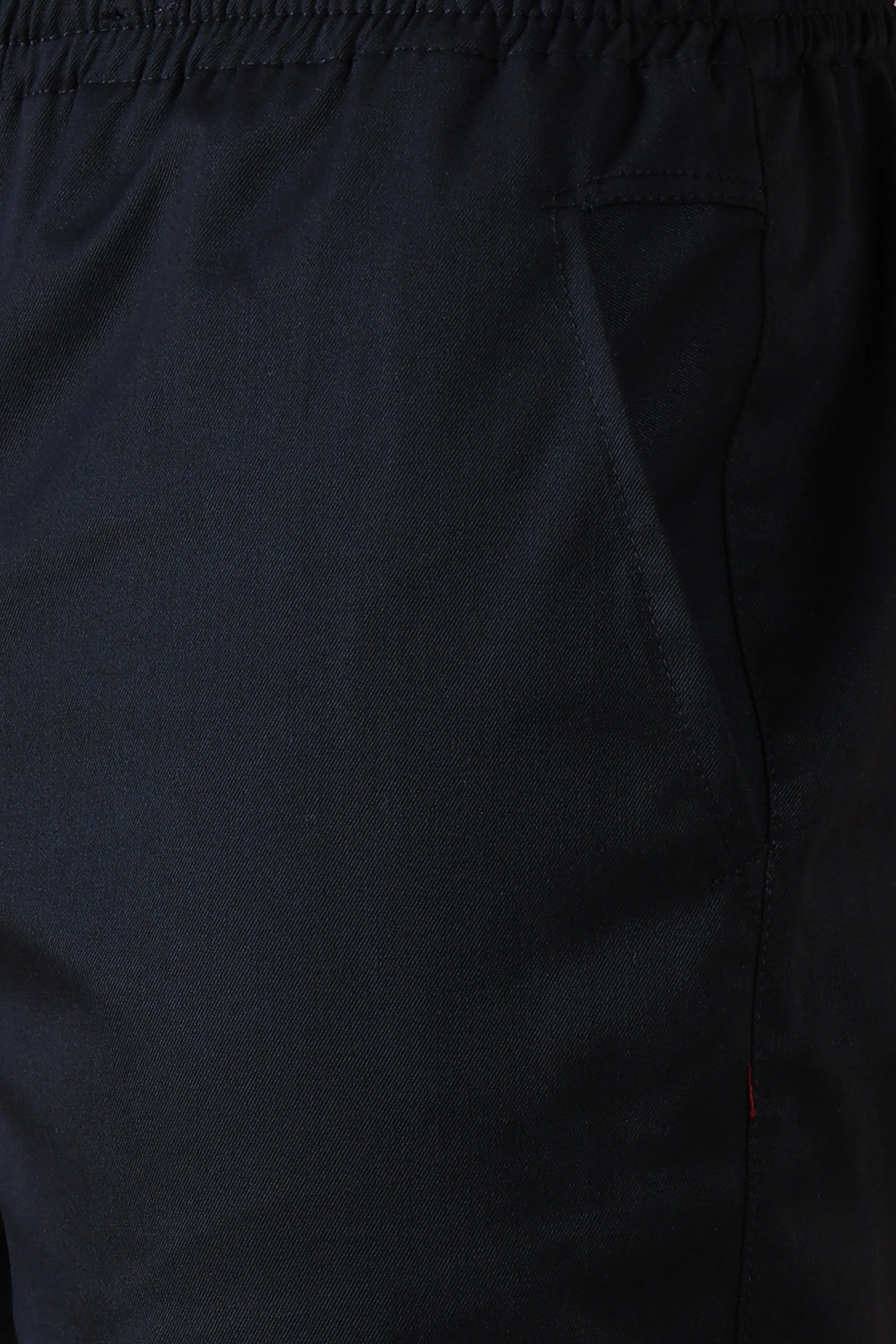 Navy Blue Cotton Lycra Shorts