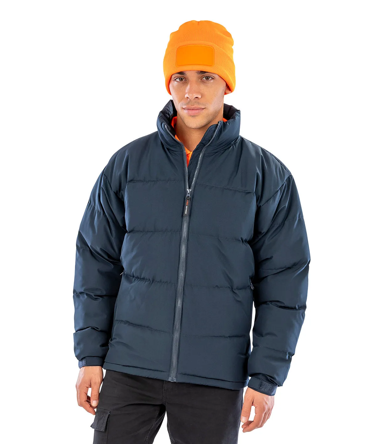 Navy - Holkham down-feel jacket
