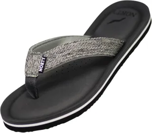 NORTY Womens 5-10 Grey/Black Sandal 12205