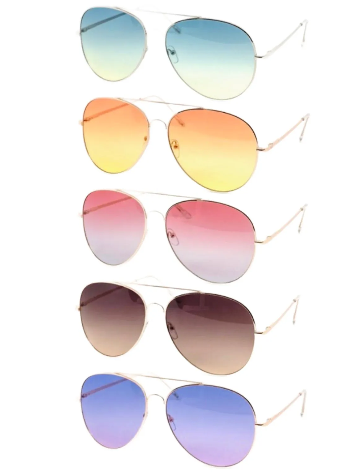 Oversized aviator sunglasses