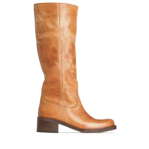 PAMPLONA LEATHER LONG BOOTS