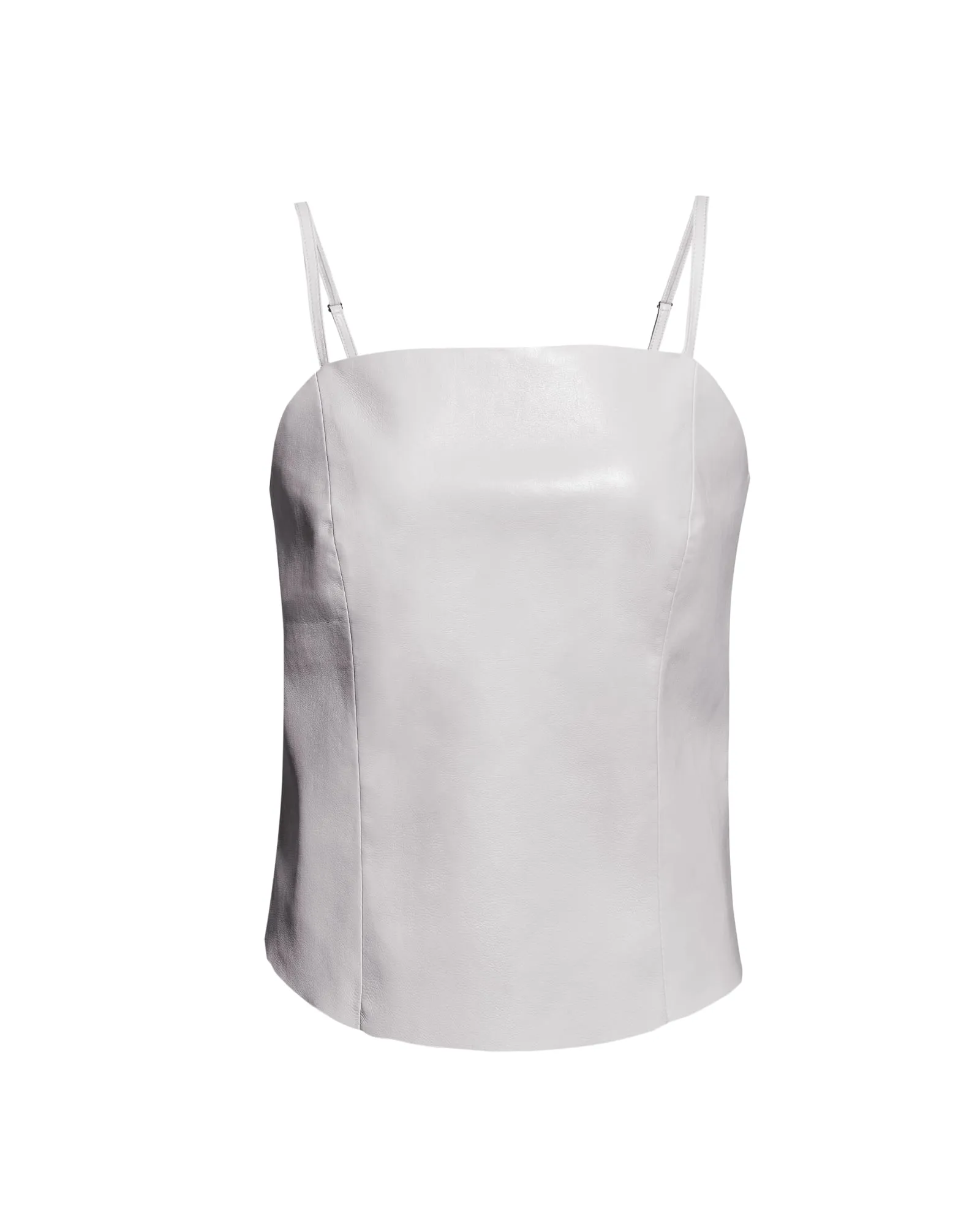 Penny Recycled Leather Cami | Buttercream