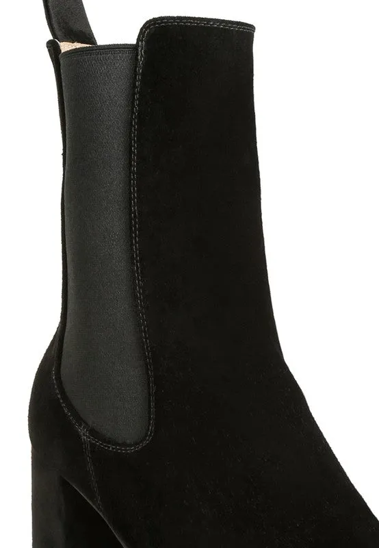 Perfectly Chic Suede Chelsea Boots