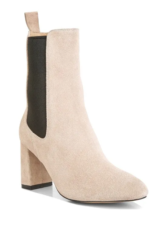 Perfectly Chic Suede Chelsea Boots