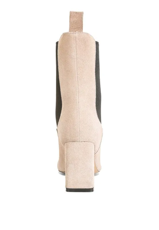 Perfectly Chic Suede Chelsea Boots