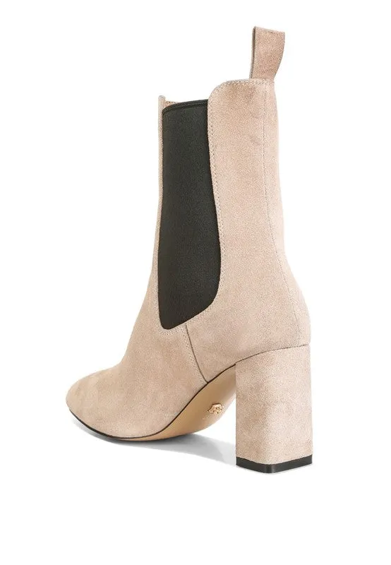 Perfectly Chic Suede Chelsea Boots