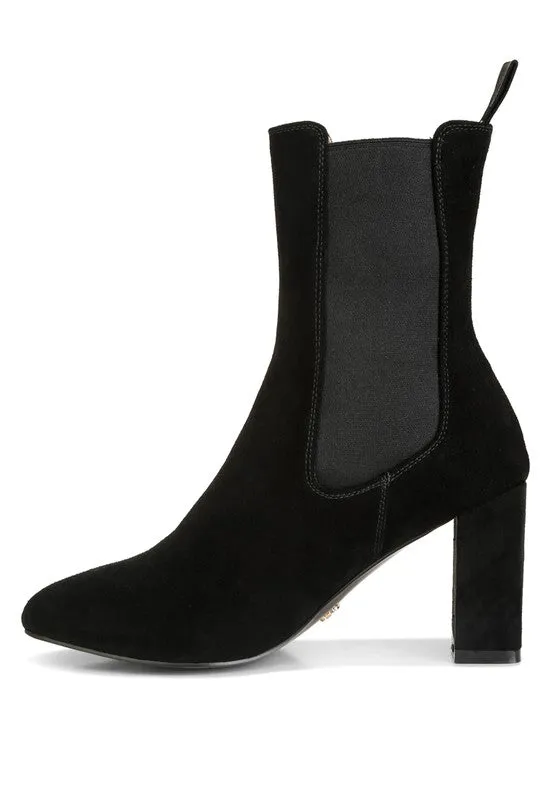 Perfectly Chic Suede Chelsea Boots