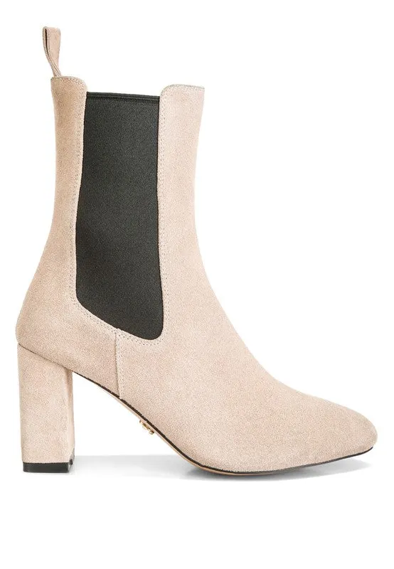 Perfectly Chic Suede Chelsea Boots