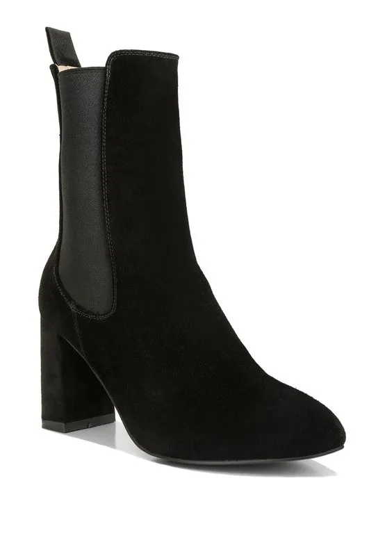 Perfectly Chic Suede Chelsea Boots