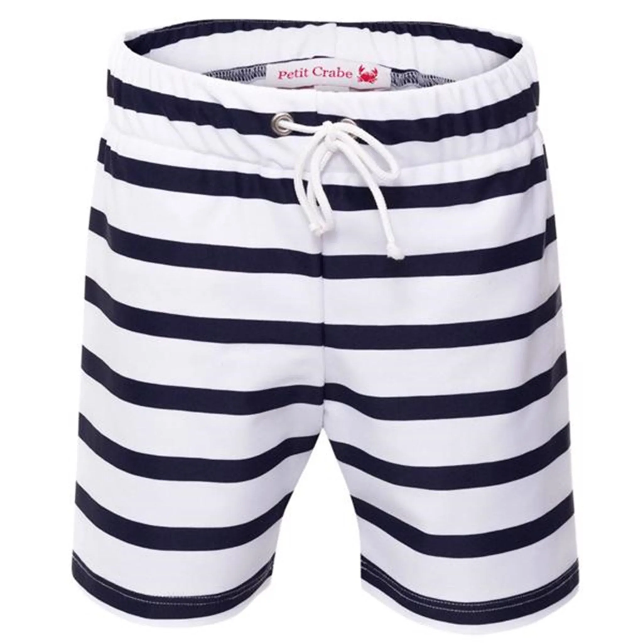 Petit Crabe White/Blue Alex UV Shorts