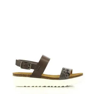 Plakton 665057 Dark Grey Snake Women's Sandals
