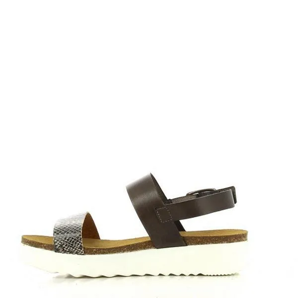 Plakton 665057 Dark Grey Snake Women's Sandals