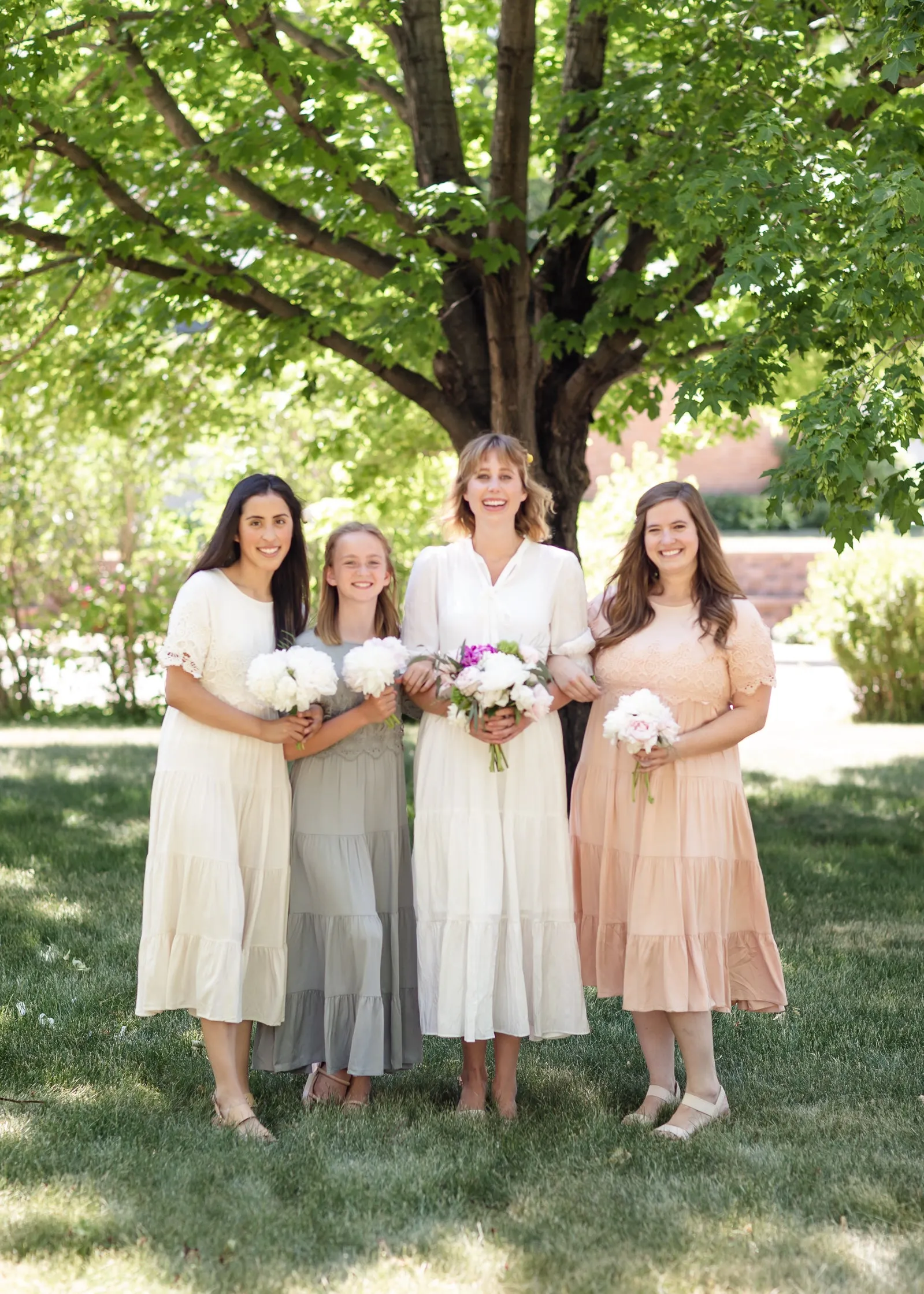 Pleated Ivory Tiered Maxi Dress - FINAL SALE
