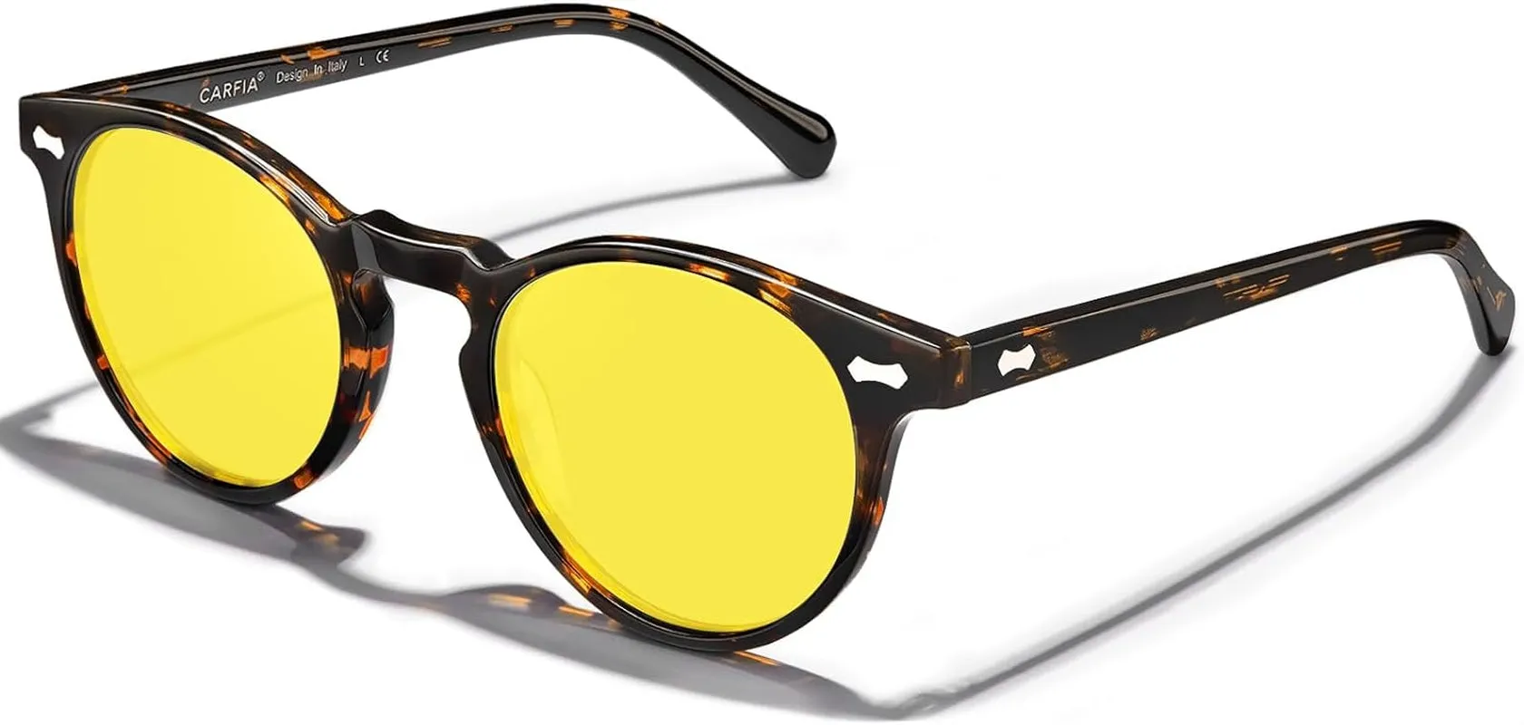 Polarised Womens Sunglasses Vintage UV400 Protection Acetate Frame