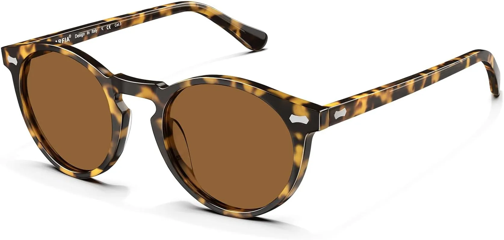 Polarised Womens Sunglasses Vintage UV400 Protection Acetate Frame