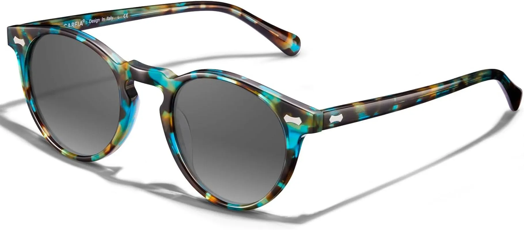 Polarised Womens Sunglasses Vintage UV400 Protection Acetate Frame