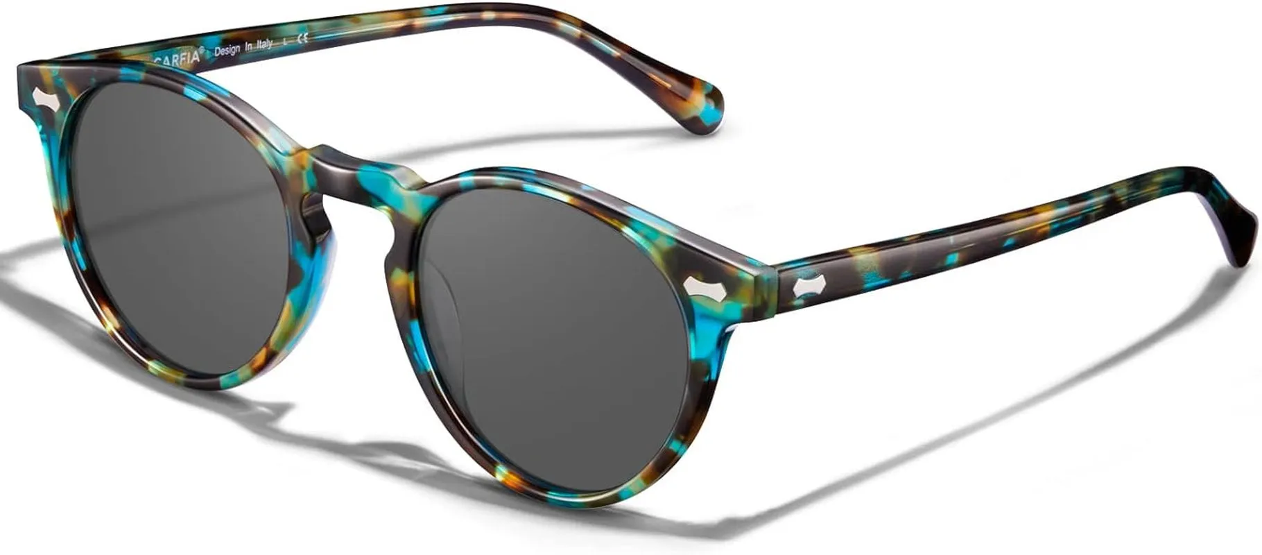 Polarised Womens Sunglasses Vintage UV400 Protection Acetate Frame