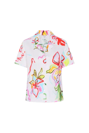 Remy Painterly Floral Trousers & Shirt Set RENTAL