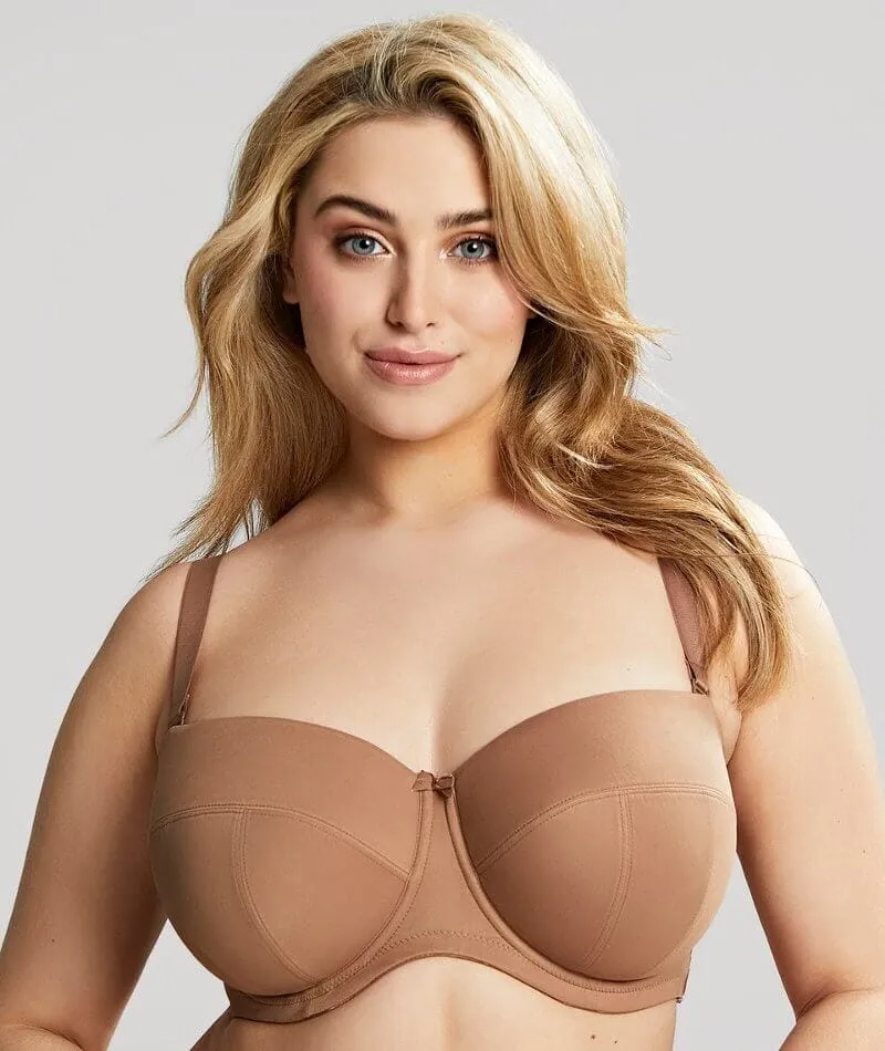 Sculptresse Dana Strapless Underwired Bra - Caramel