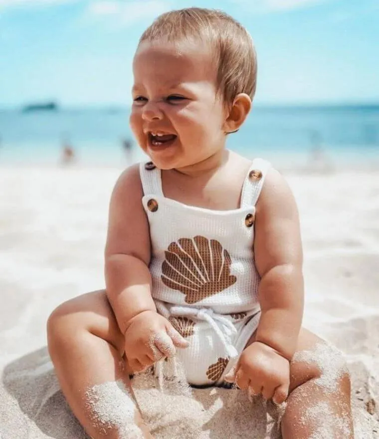 Seashell Shorts Baby Set