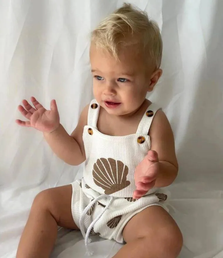 Seashell Shorts Baby Set