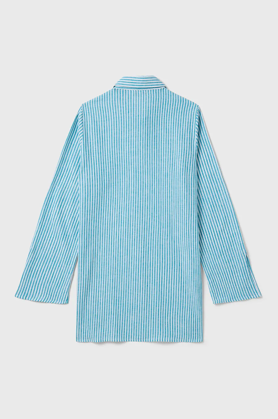 SIDE SLIT TUNIC IN OCEAN STRIPE