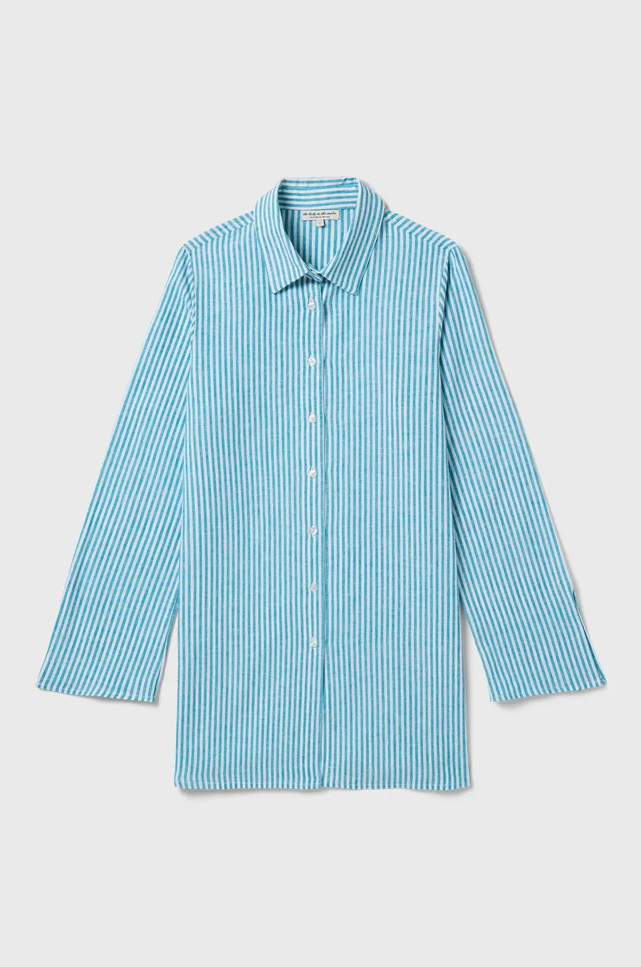 SIDE SLIT TUNIC IN OCEAN STRIPE