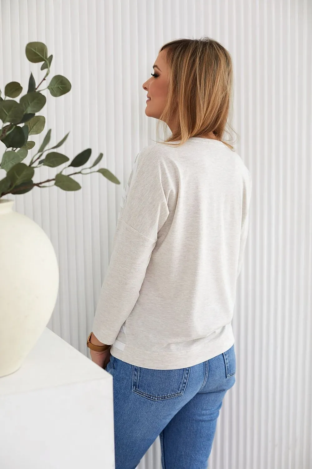 Silver Breeze Kimono Sweatshirt