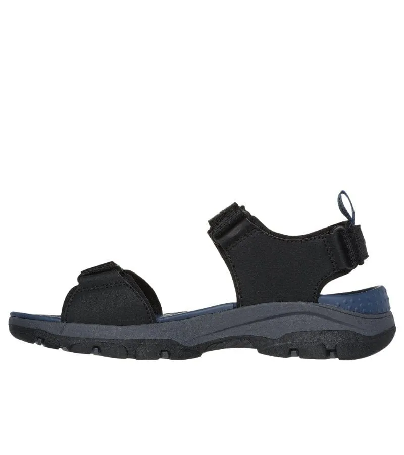 Skechers Mens Black Strap Sandal Relaxed Fit: Tresmen - RYER 205112