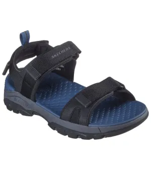 Skechers Mens Black Strap Sandal Relaxed Fit: Tresmen - RYER 205112