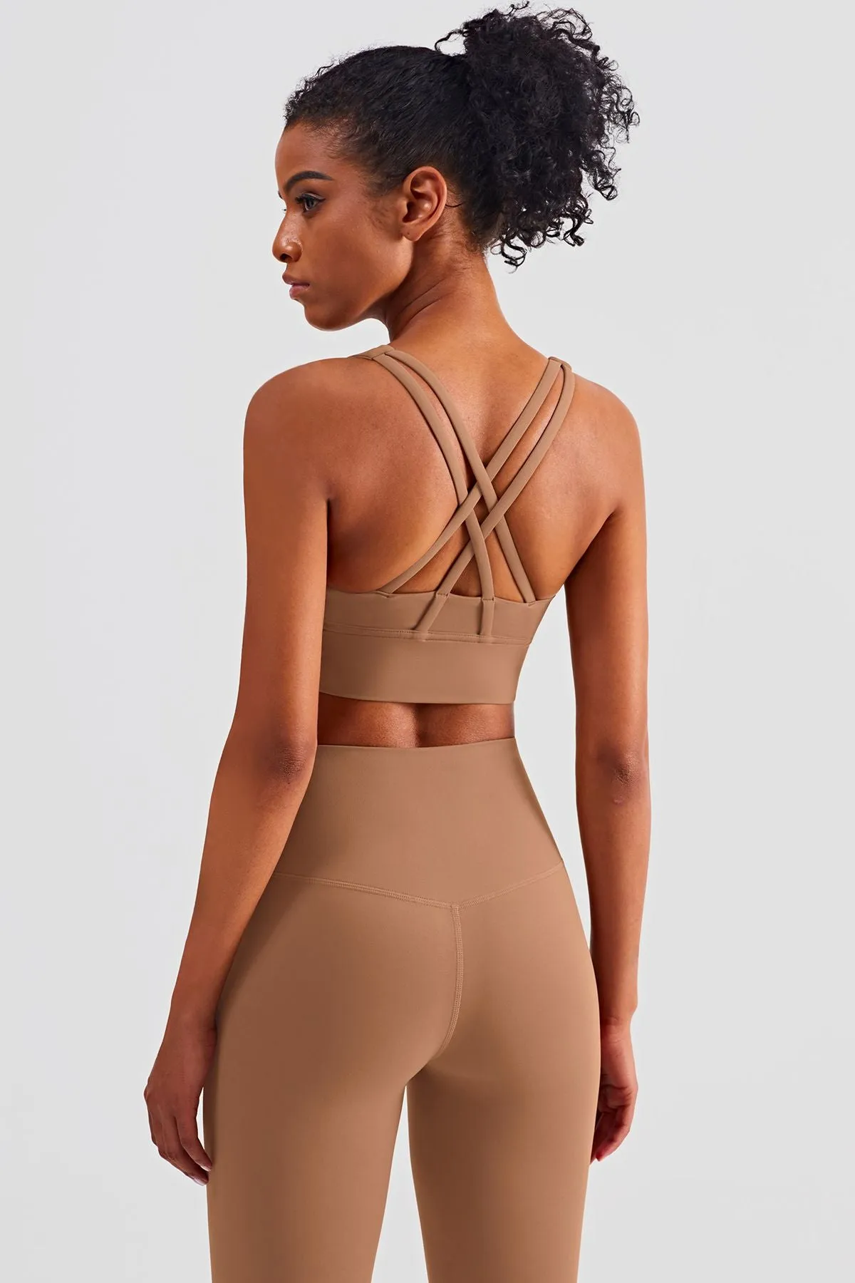 Strappy Back Sports Bra