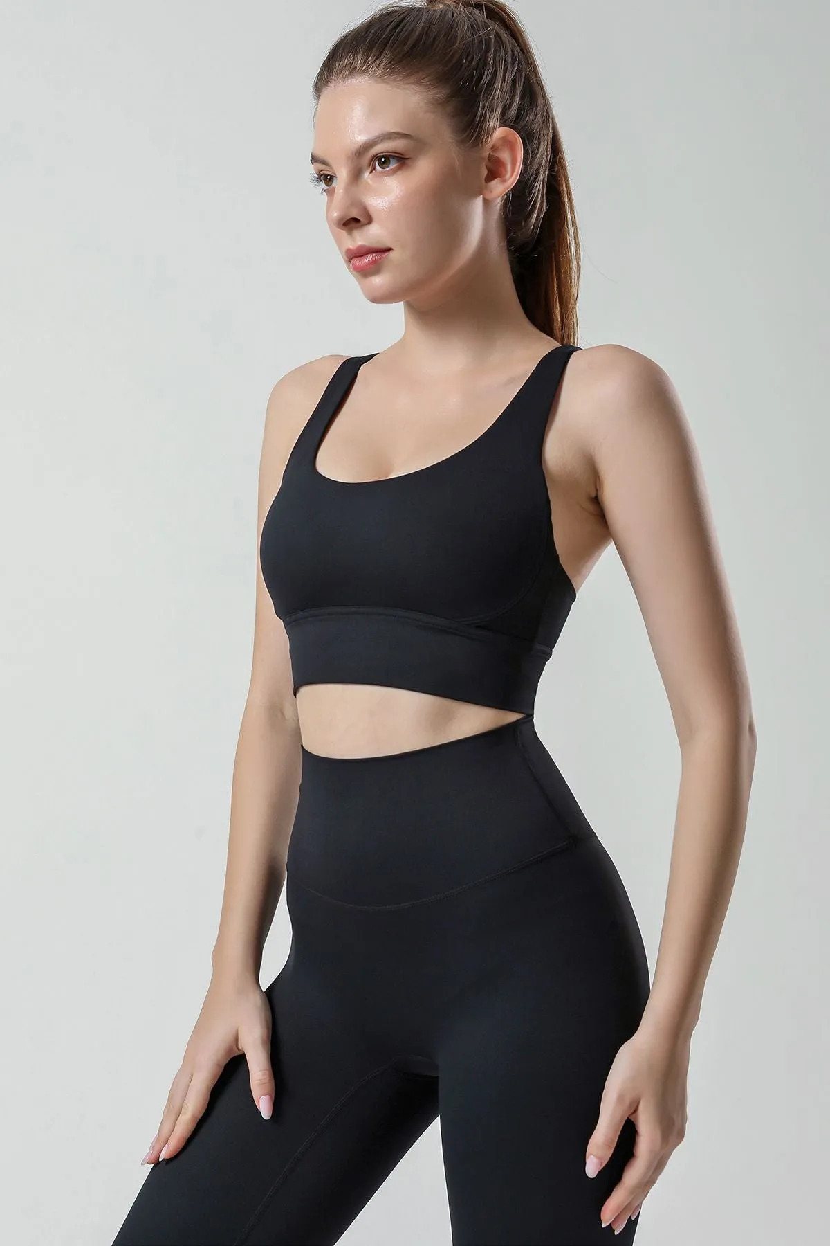 Strappy Back Sports Bra