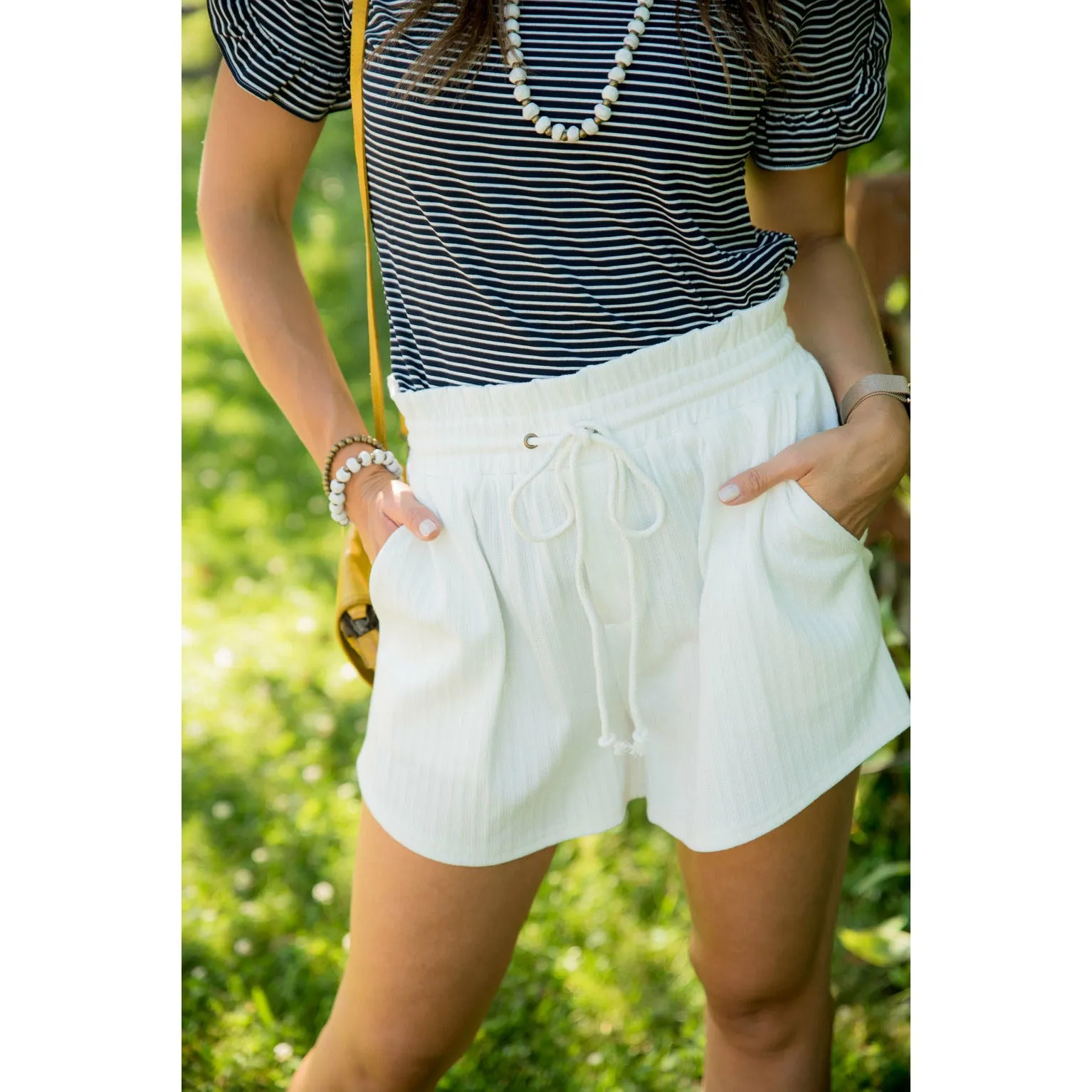 Striped Basic Shorts