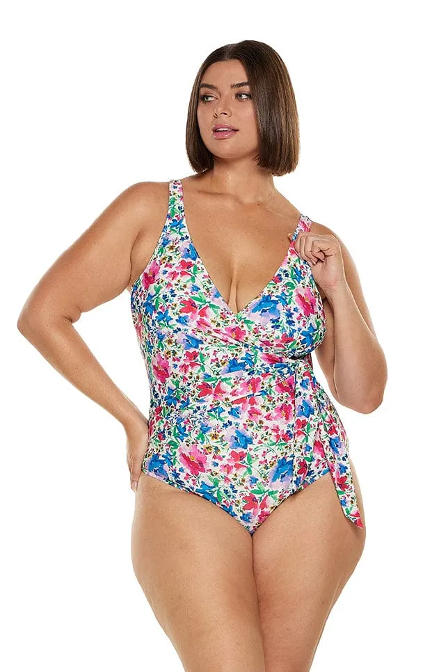 Summer Fields Waist Tie One Piece