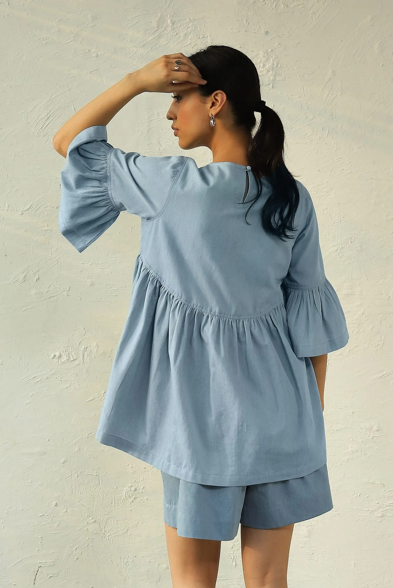 Tidal Denim Top