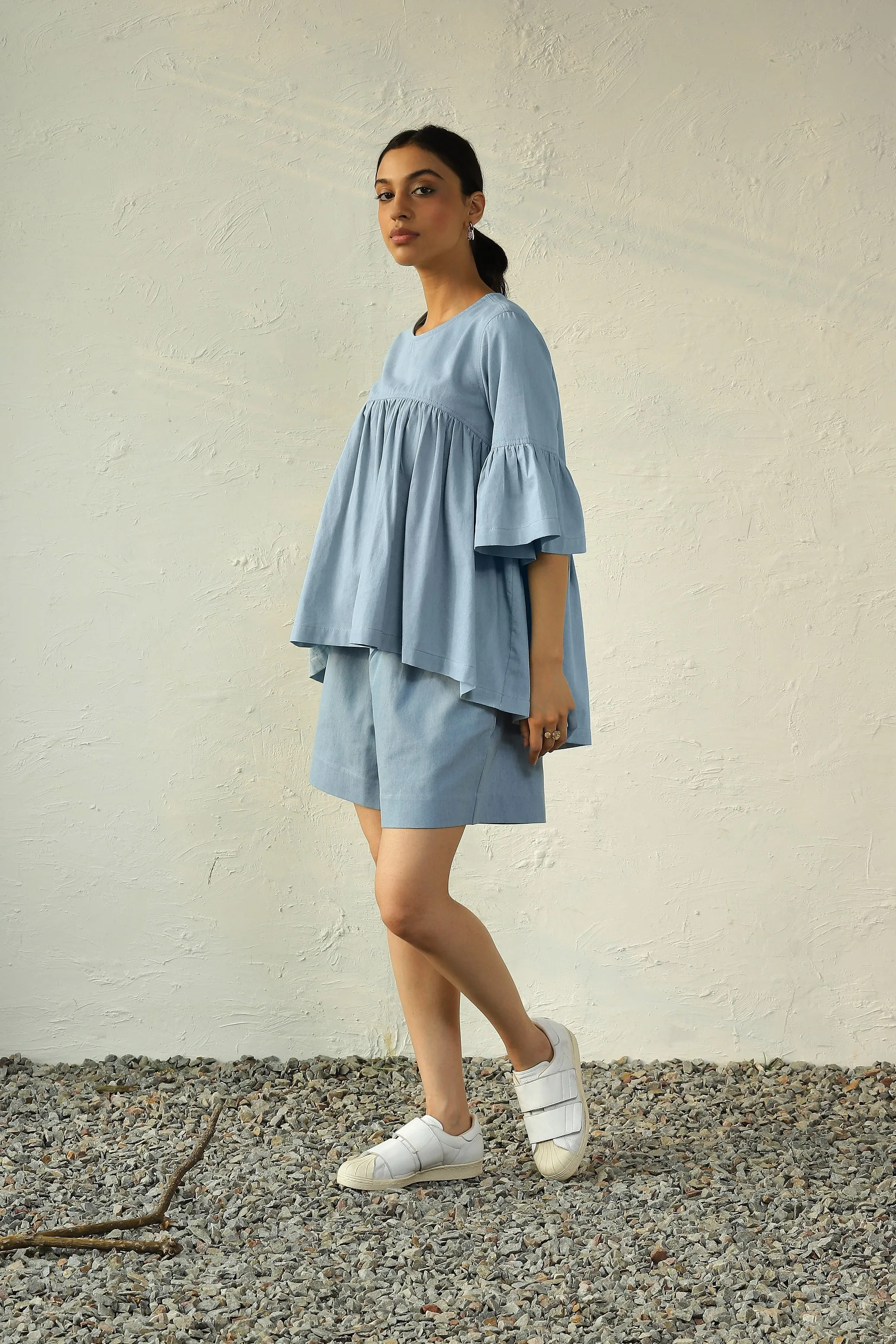 Tidal Denim Top