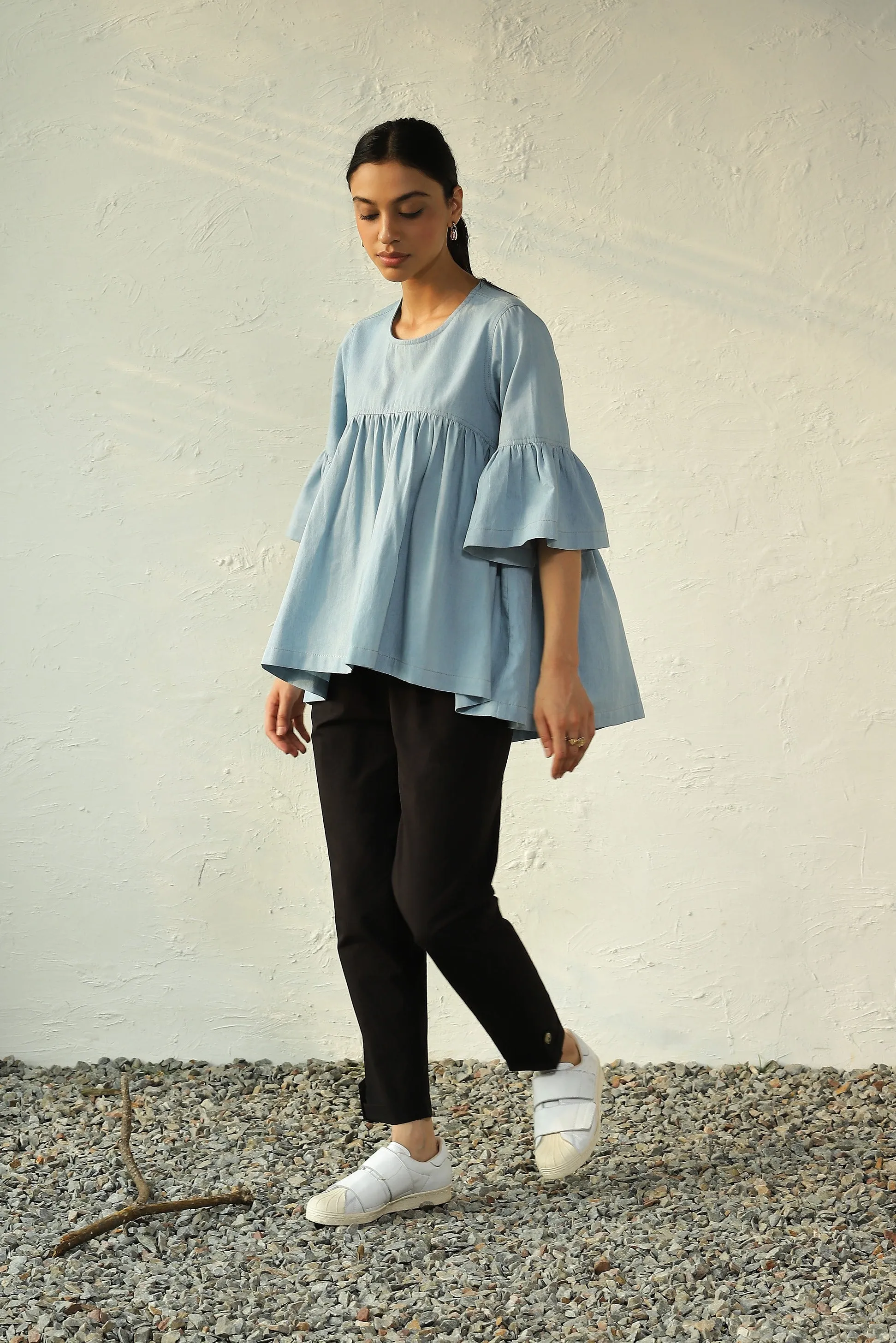 Tidal Denim Top