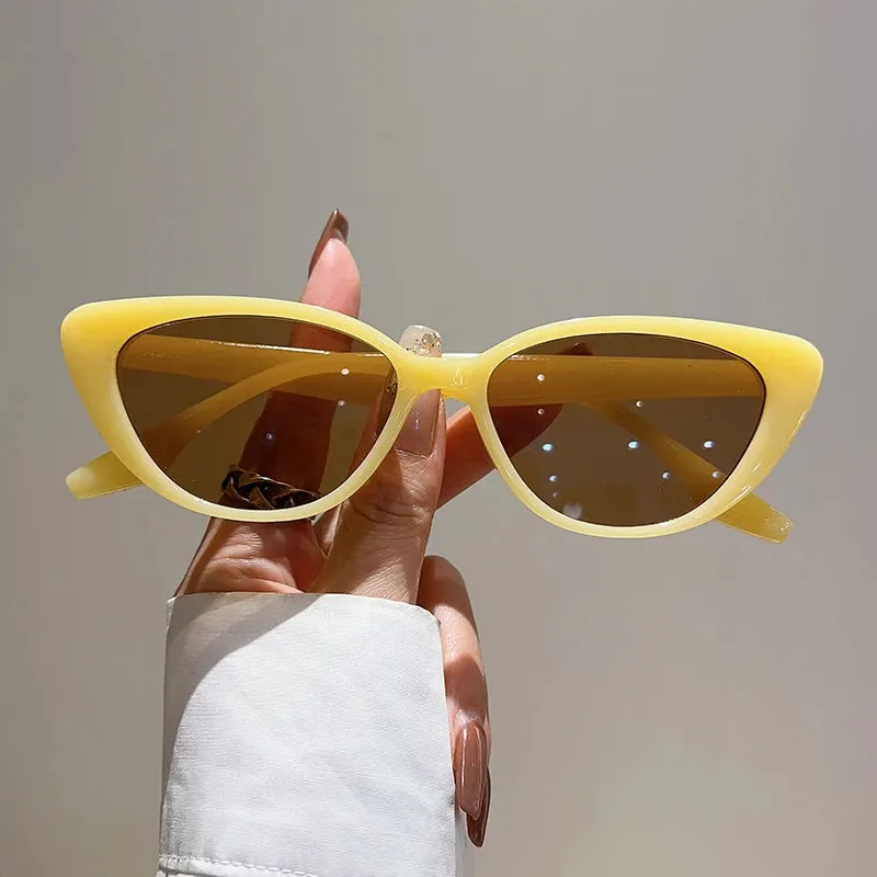 VAIGE Vintage Tortoise Cat Eye Sunglasses - UV400 Protection