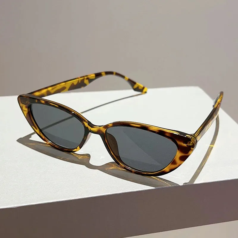 VAIGE Vintage Tortoise Cat Eye Sunglasses - UV400 Protection