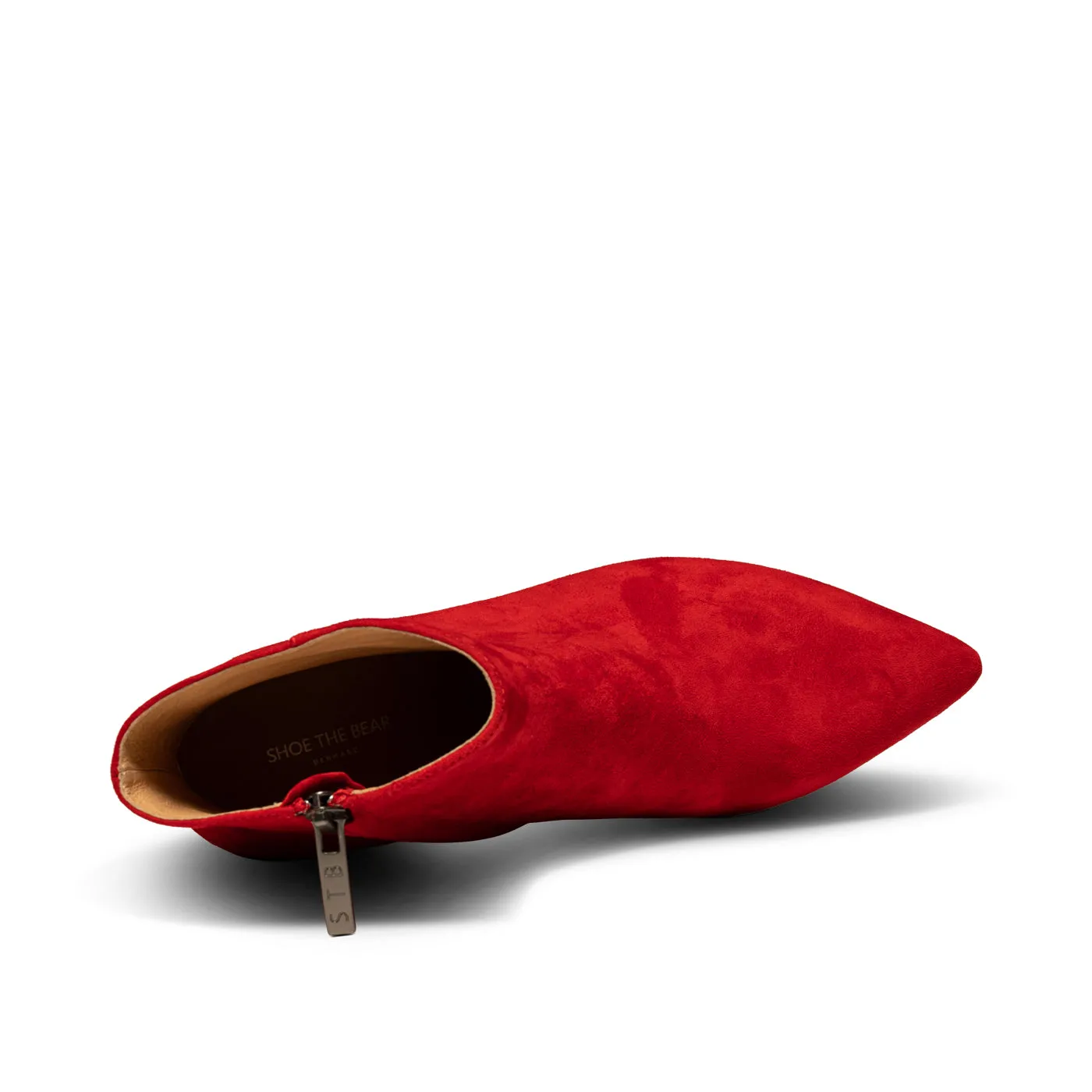 Vega Bootie Suede - Fire Red