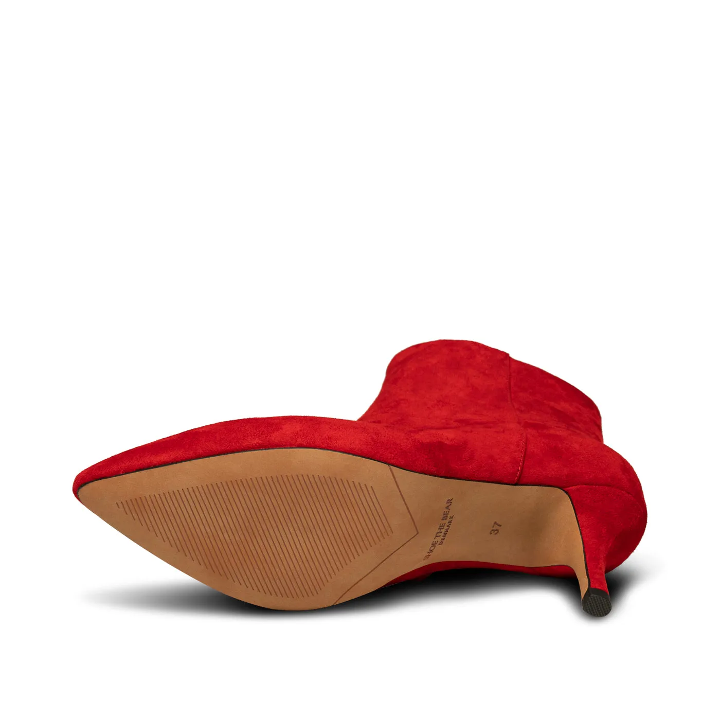 Vega Bootie Suede - Fire Red