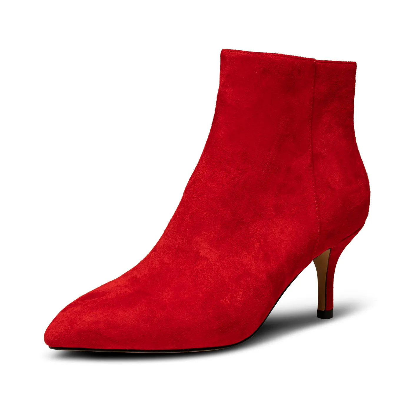 Vega Bootie Suede - Fire Red