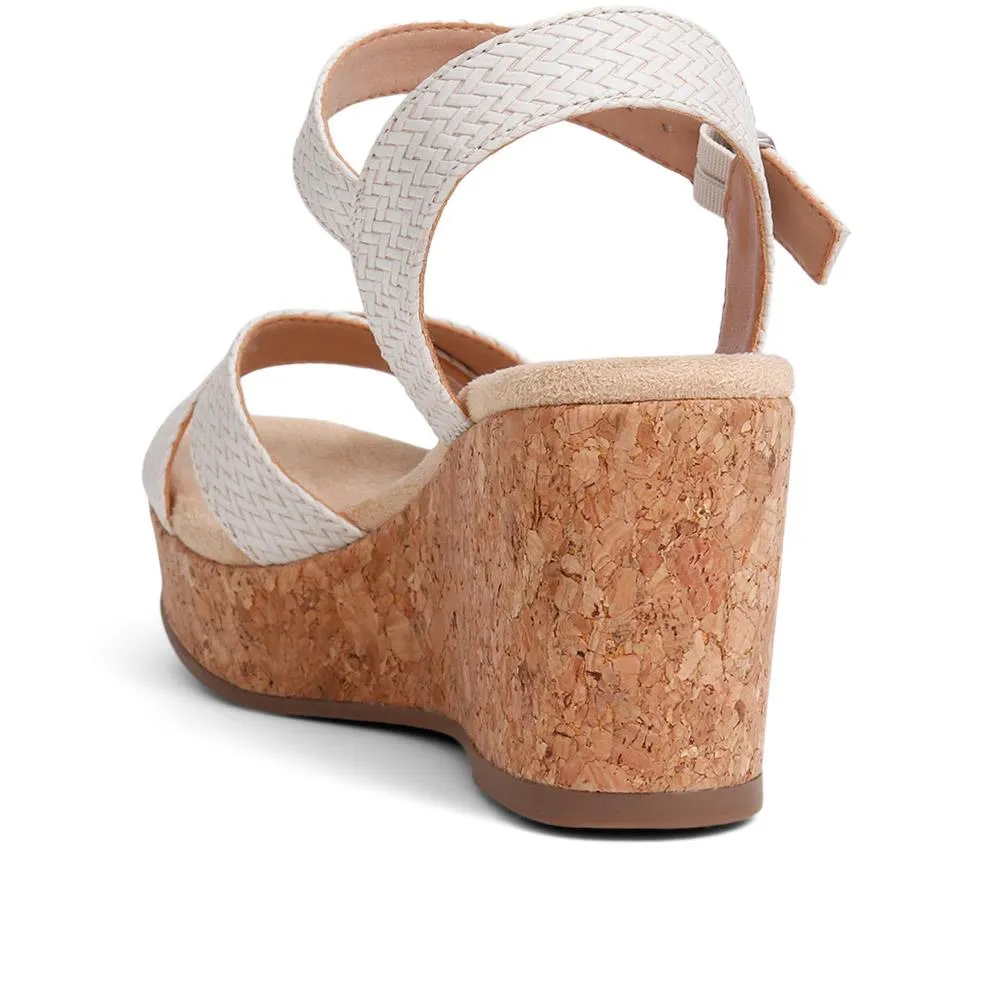 Wedge-Heel Platform Sandals  - BELWBINS39035 / 325 052