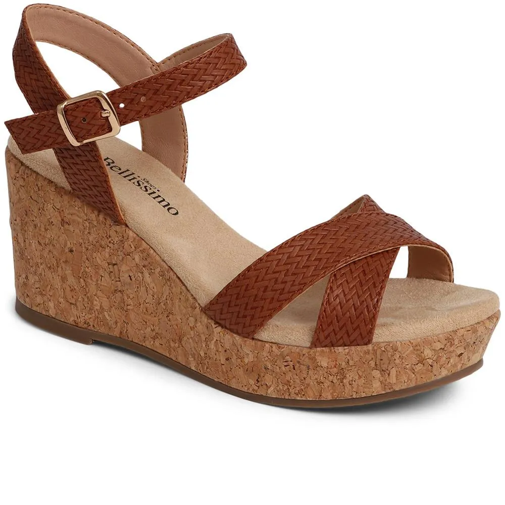 Wedge-Heel Platform Sandals  - BELWBINS39035 / 325 052