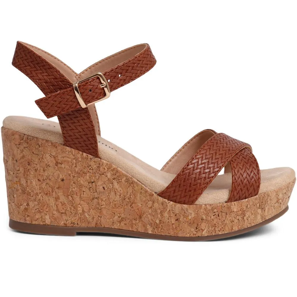 Wedge-Heel Platform Sandals  - BELWBINS39035 / 325 052