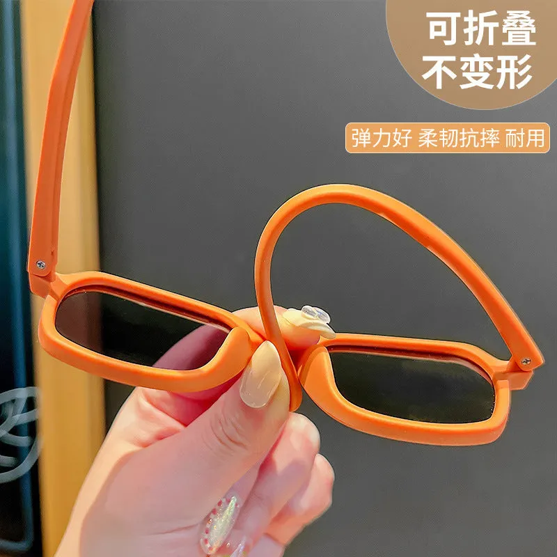 Wholesale Sun protection and UV protection children's silicone sunglasses
