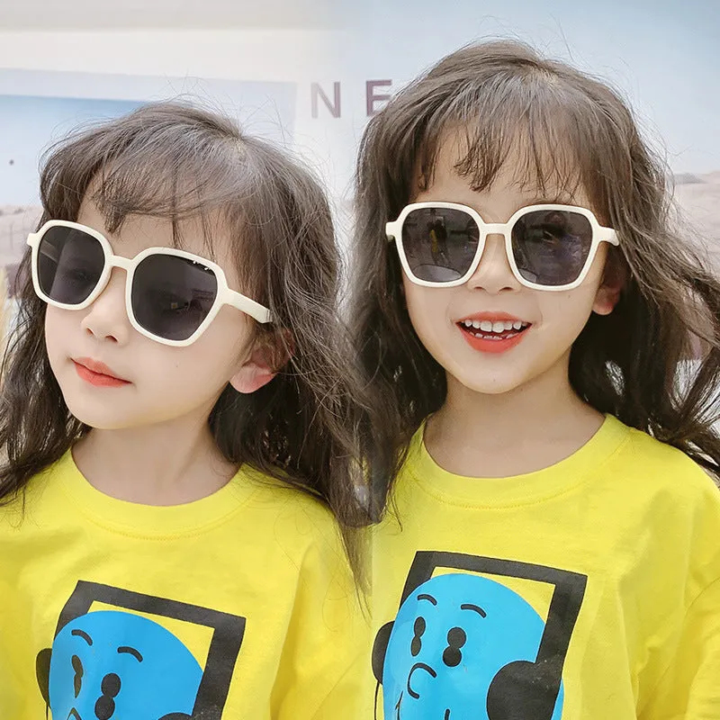 Wholesale Sun protection and UV protection children's silicone sunglasses