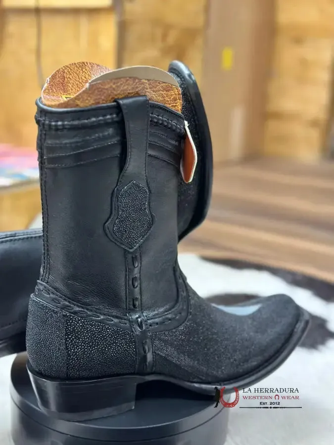 Wild West Dubai Short Boot Stingray Single Stone
