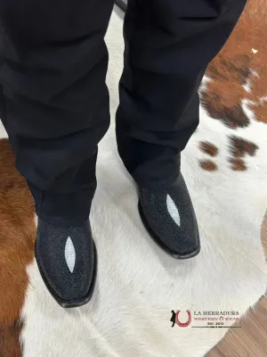 Wild West Dubai Short Boot Stingray Single Stone